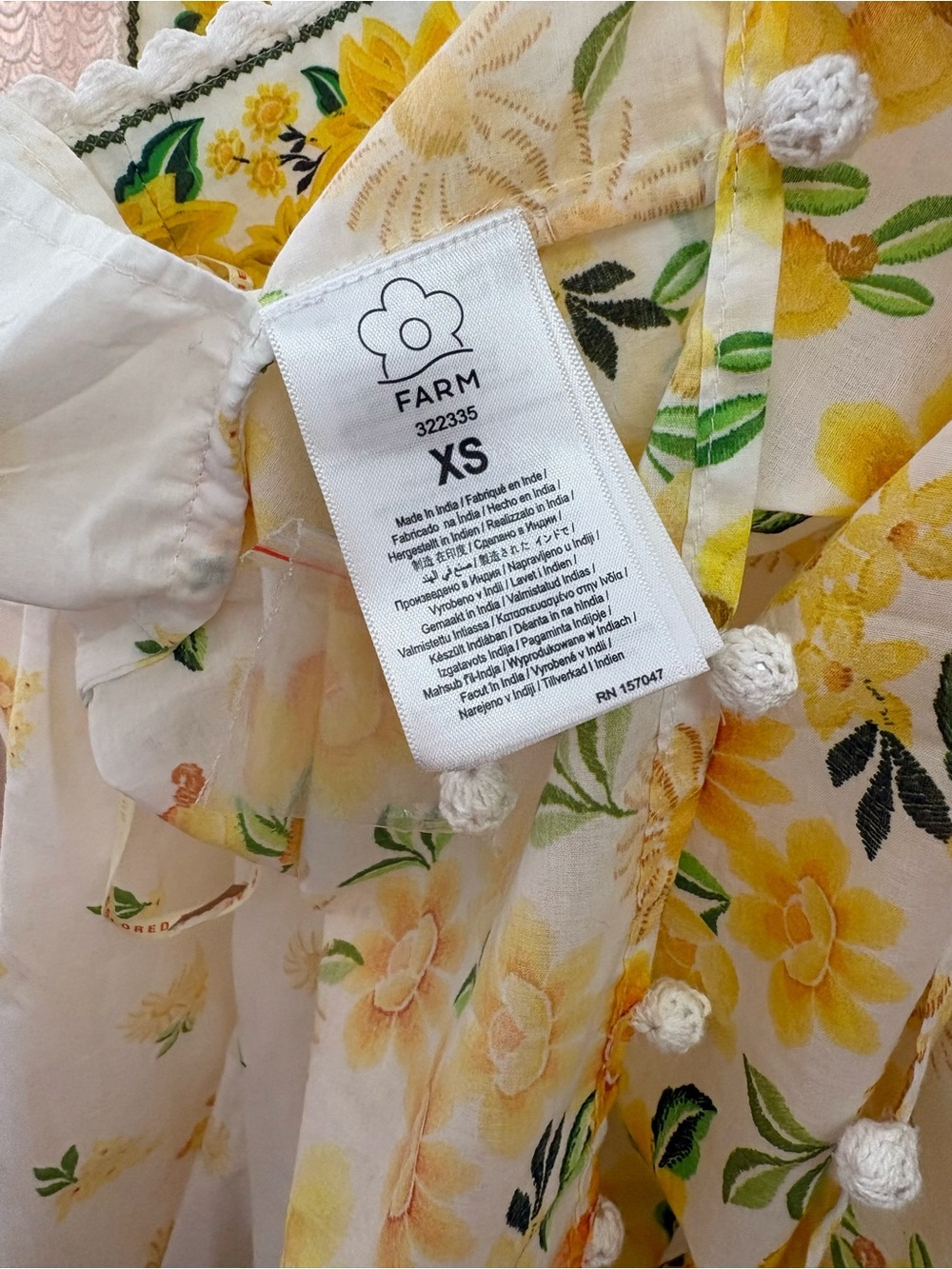 Farm Rio Azaleia Mini Dress - Picture 7 of 7